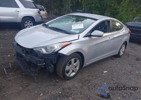 2013 Hyundai Elantra Gls from USA, damaged, VIN KMHDH4AE3DU664296